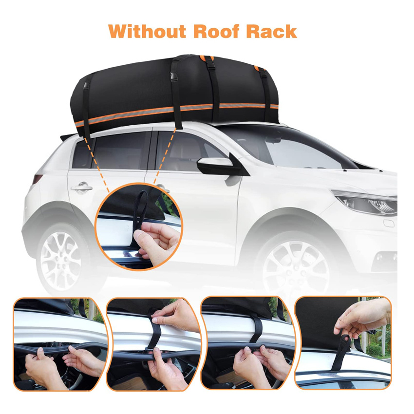 Rooftop Cargo Bag Waterproof Soft-Shell Vehicle Car Roof Luggage Carriers for All Vehicles SUV