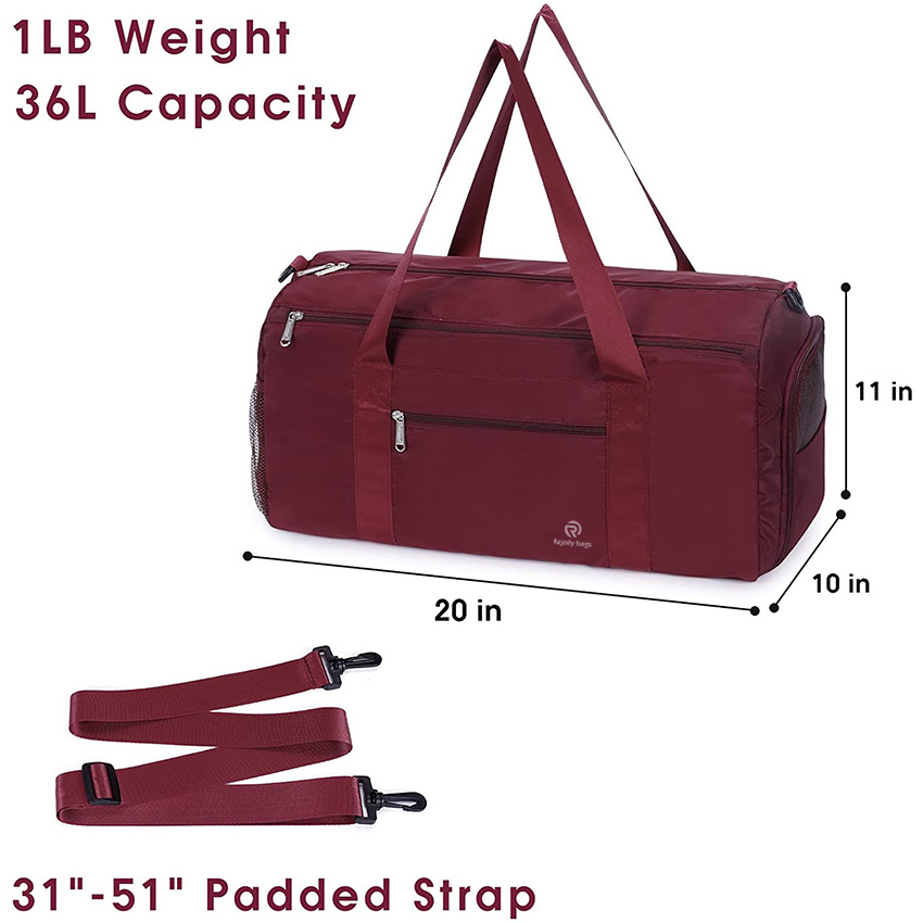 with Shoes Compartment & Wet Pocket Lightweight Yoga Bag for Men and Women Sports Equipment Bag