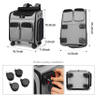 Storage Pockets Pet Travel Carrier Removable Rolling Pet Backpack for Dogs Cats
