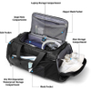 Waterproof Travel Weekender Bag for Men Women Overnight with Shoes Compartment Sports Duffel Bags