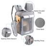 Dog Carrier Backpacks Soft-Sided Pet Travel Carrier Airline Approved Breathable Cat Bag