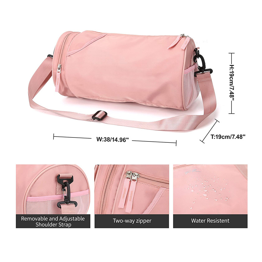 Sports Gym Bag for Women Waterproof Workout Bags Duffel Bag Outdoor Luggage Bag