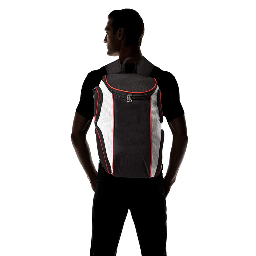 Durable Waterproof Tennis Bag Large Outdoor Sports Bag Black Luggage Bag