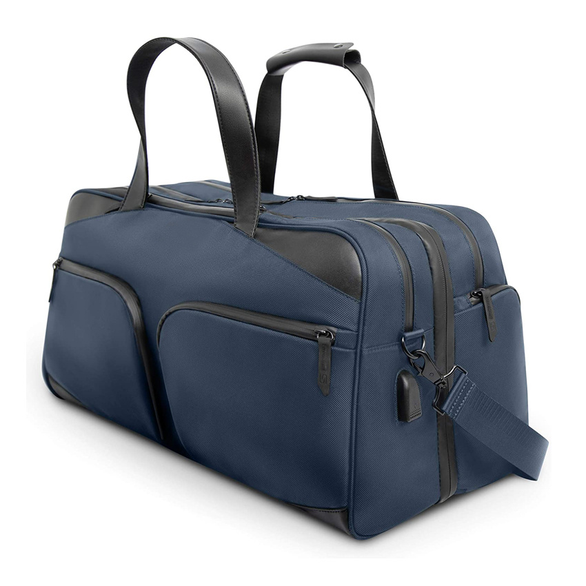 Overnight Weekender Bag Fitness Gym Sport Shoulder Bag with Shoe Compartment & Wet Pocket