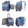 Comfort Rolling Wheels Pet Bag Carrier Ventilation Dog Supplies Storage Backpack