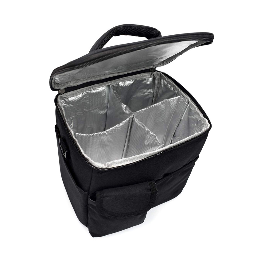 Food Delivery Bag Insulated Travel Drink Carrier Lunch Bag Hot Cold Pack