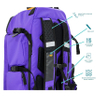 Large Capacity Flat Folding Game Bag to Safely Transport Games Equipment Outdoor Laptop Bag