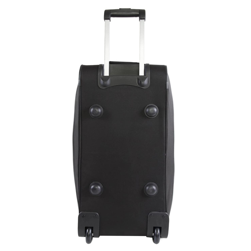 Roomy Wheeled Duffel Travel Bag Upright Trolley Bag Outdoor Rolling Bag