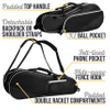 Tennis Bag Padded to Protect Rackets Lightweight Professional Racquet Bags