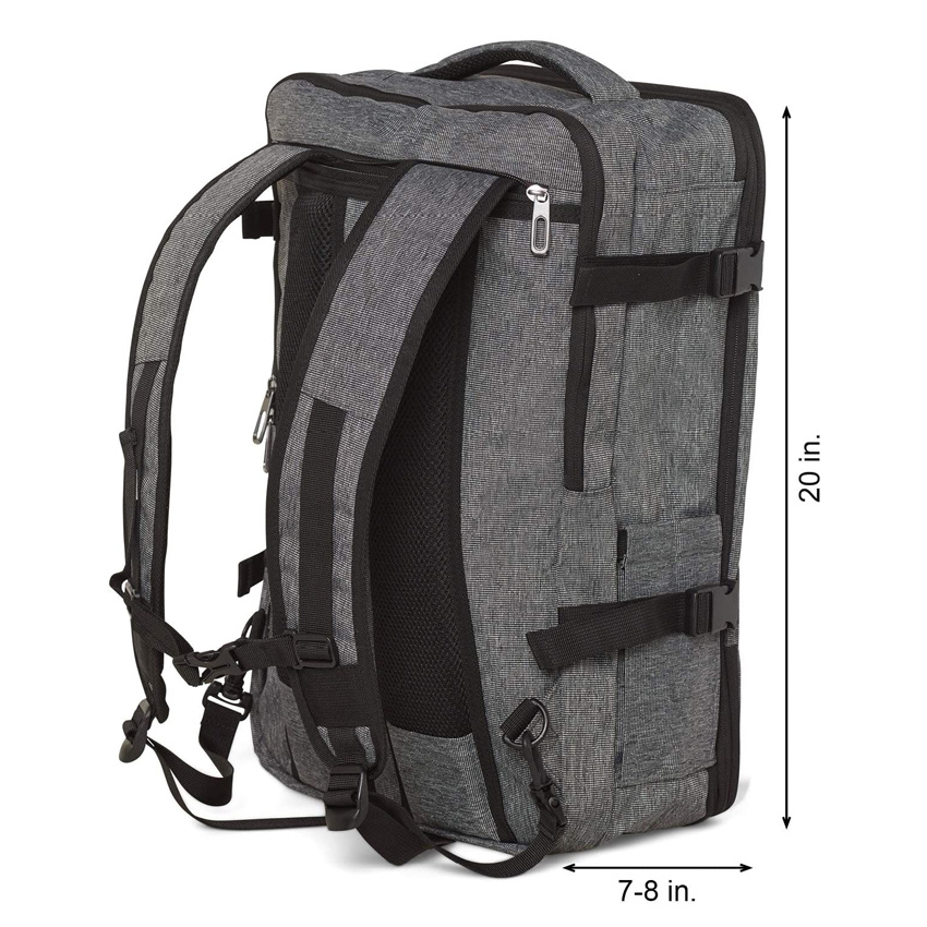 Expandable Carry-on Laptop Travel Backpack Durable Fashion Men Sports Business Bag