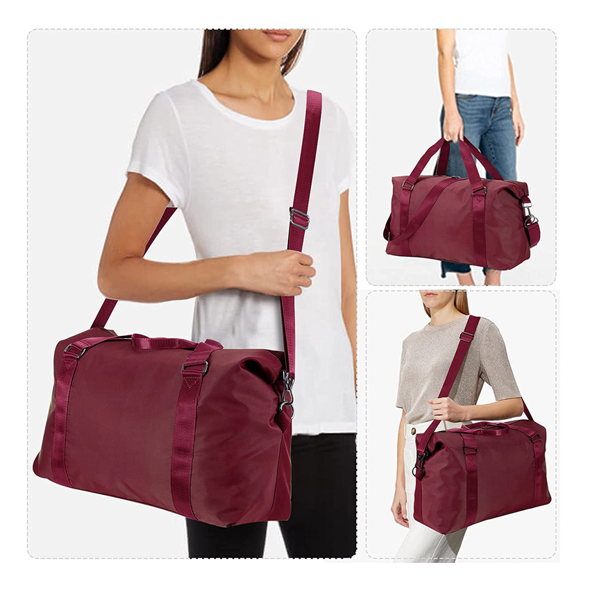 Sports Gym Bag Shoulder Weekender Overnight Bag Tote Carry on Luggage Bag
