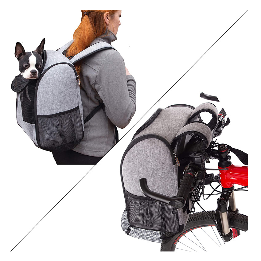 Pet Products Travel Bike Backpack for Pets Portable Pet Bicycle Bag Dog Cage