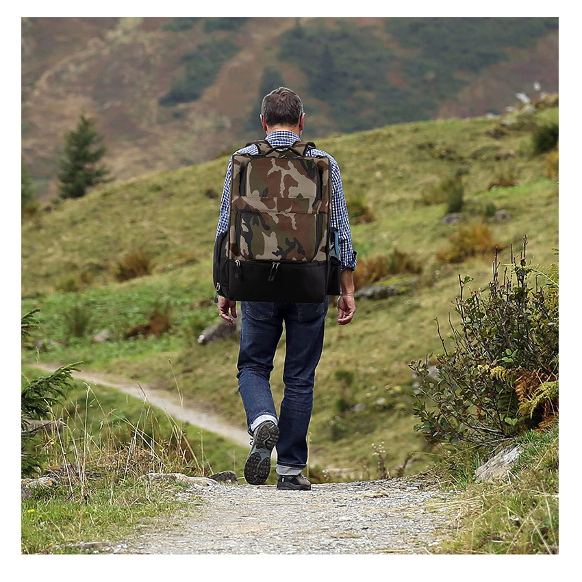 Wholesale Disc Golf Bag Camouflage Frisbee Bag Large Capacity Frisbee Golf Backpack