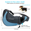 Breathable Mesh Puppy Carrier Portable Adjustable Travel Cat Sling Bag