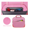 Pink Rolling Briefcase for Women Large Rolling Laptop Bag with Wheels