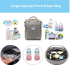 10 in 1 with Changing Station and Portable Travel High Chair, Baby Shower Gifts, Multifunctional Baby Bag with Mosquito Net Insulated Pocket Diaper Bag Backpack