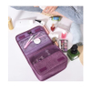 Travel Cosmetic Storage Portable Toiletry Bag with Hanging Hook Durable Folding Makeup Bag
