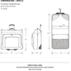 Premium Rolling Bonus Hanging Feature, Men′s and Women′s, Carry-on Luggage Garment Bag