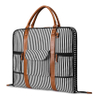 Vintage Fashion Portable Striped Suit Bag Weekend Travel Largegarment Bag
