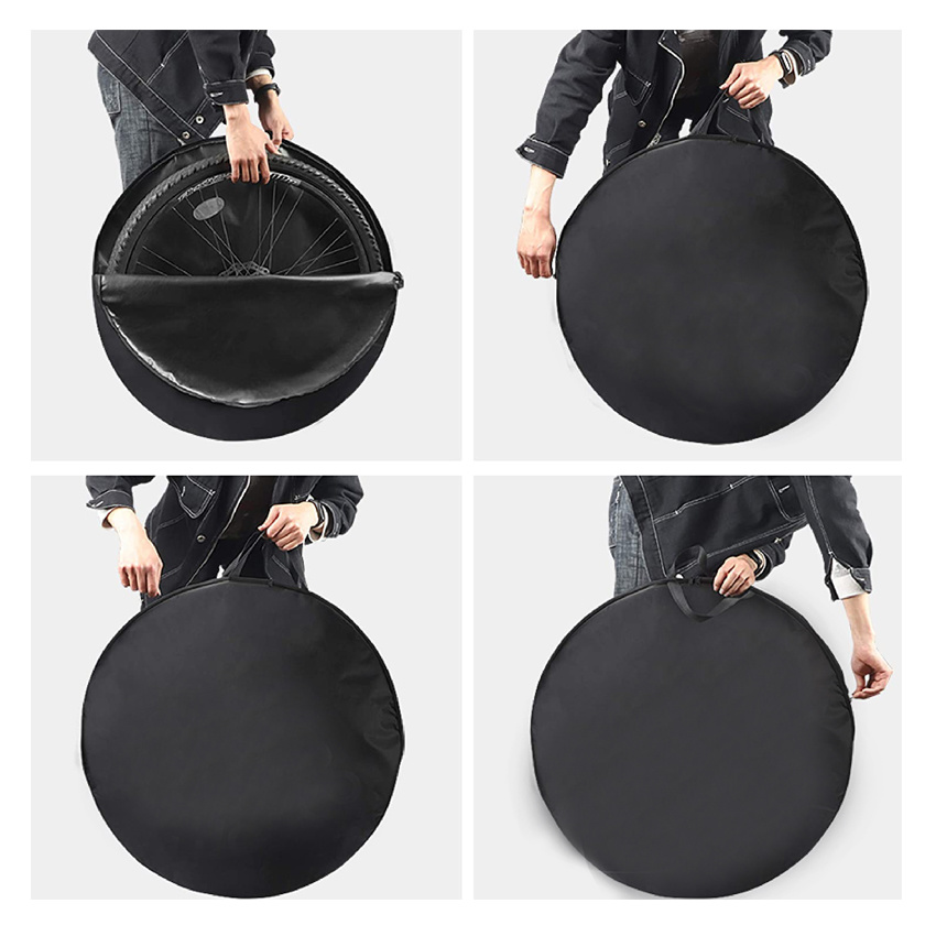 Soft Bike Bicycle Wheel Bag Wheelset Bag MTB Mountain Road Bike Travel Case Wheel Carrying Bag