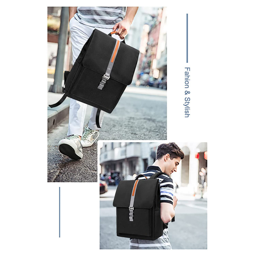 Fashion School Bookbag Vintage Business Work Commuter Backpack for Men Women