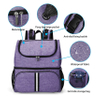 Double-Layer Pet Supplies Backpack for All Pet Travel Supplies Pet Travel Collapsible Food Baskets