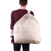 Oversized Laundry Canvas Backpack Waterproof Washing Laundry Bag for Bedroom Bathroom