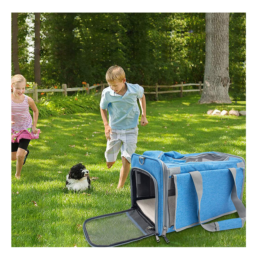 Cat Carriers Dog Soft-Sided Cage Large Pet Carrier Bag for Comfortable Traveling