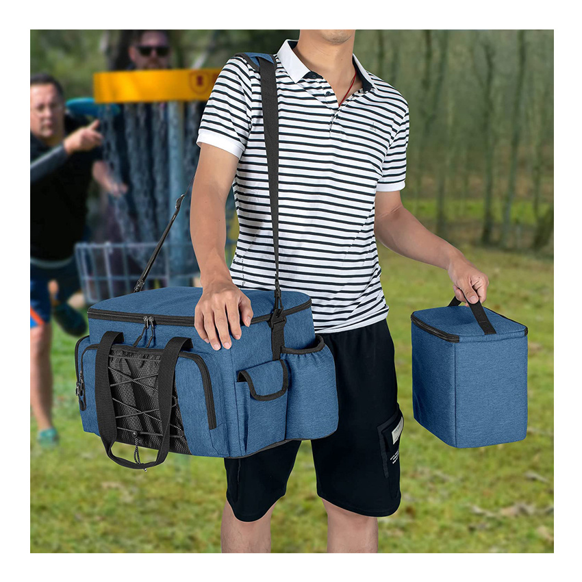 Portable Disc Golf Bag Ice Cooler Bag Lightweight Frisbee Bag Foldable Dog Frisbee Bag