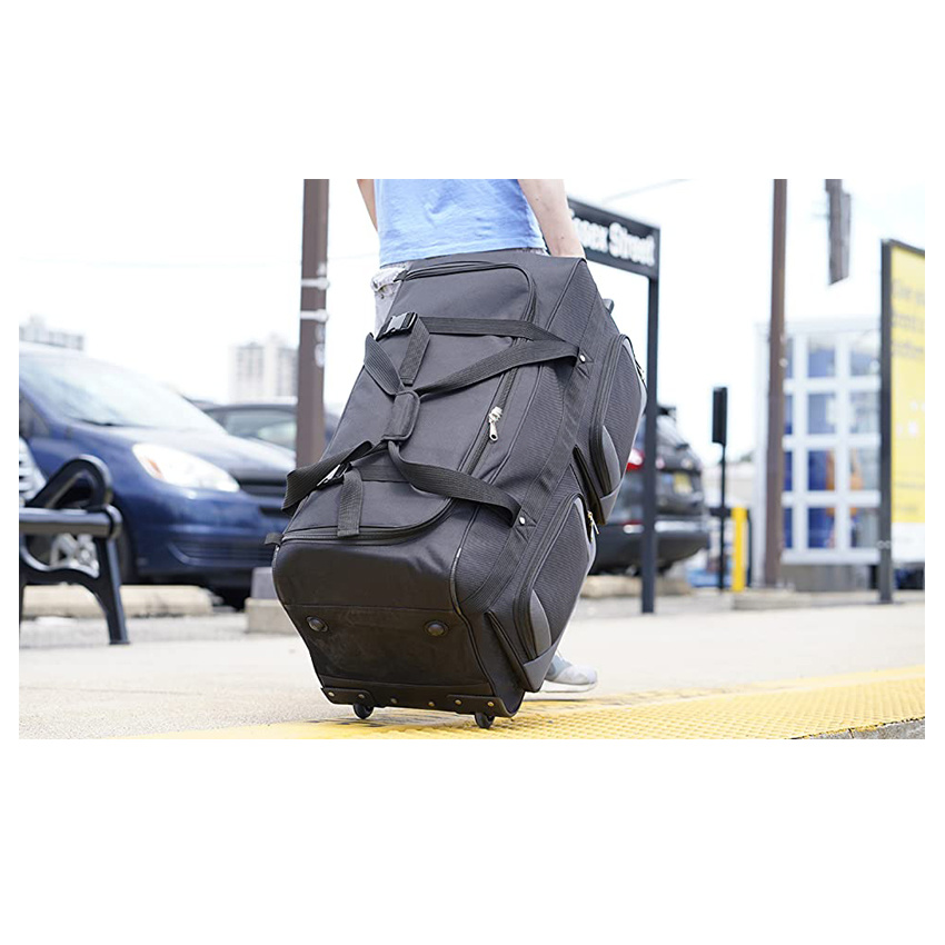 Extra Large Rolling Duffle Bag Wheeled Travel Camping Bag China Wholesale