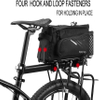 Bicycle Rack Rear Carrier Bag Commuter Bike Luggage Bag Pannier with Rain Cover