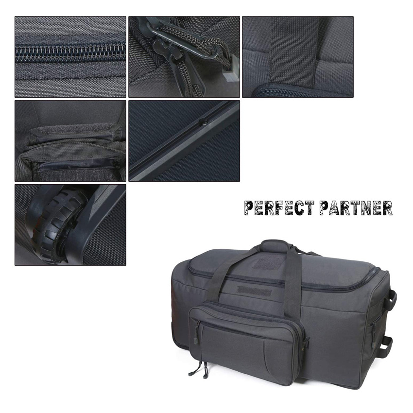 Large Capacity Luggage Bag Rolling Travel Bag Outdoor Trolley Bag