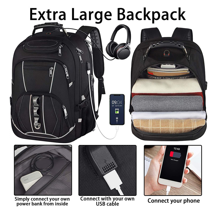 Computer Bag Professional Office Work Bag Travel Anti Theft Laptop Backpack