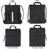 with Shoe Compartment and Two Water Bottle Holder Sport Gym Bag