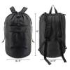 Travel Camp Washable Bag with Adjustable Shoulder Straps and Drawstring Closure Heavy Duty Laundry Backpack