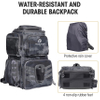 Large Waterproof Tackle Bag Storage, Waterproof Protective Rain Cover, Backpack for Trout Fishing Outdoor Sports Camping Hiking Fishing Rod Bags