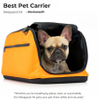Expandable Cat Carrier Dog Carrier Airline Approved Soft-Sided Portable Pet Travel Washable Carrier Bag for Kittens Puppies