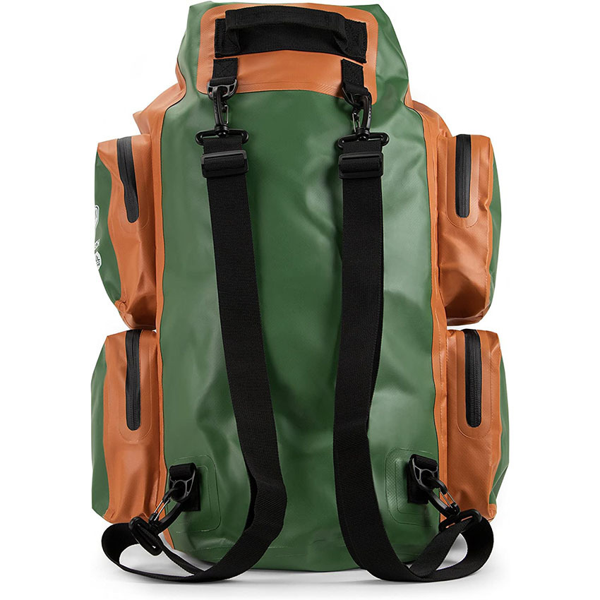 Dry Backpack, IP 66 Lightweight Roll-Top Dry Bag with Shoulder Straps & 5 Outer Pockets - Protect Valuables & Belongings for Camping & Outdoors Bag