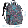 Nurse Bag Heavy Duty Storage Backpack Medical Work with Steel Frame Top Layer Zip-Top Closure Inner Padded Totem