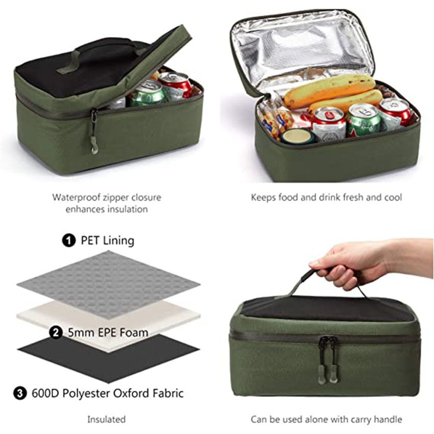 Water Resistant Lightweight Tactical Bag Soft Tackle Box with Rod Holder and Protective Rain Cover Fishing Fish Bag