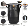 Dry Bag Waterproof Backpack with Phone Pocket, 25L, for Kayaking, Camping, Hiking, Paddleboarding, Boating, Beach, Sailing + Floating, Rolltop, Lightweight Bag