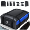 Car Rooftop Cargo Carrier, 22 Cubic FT Waterproof 840d Car Roof Cargo Bag for All Vehicles with/Without Rack Including Non-Slip Mat Reinforced Long Straps Bag