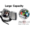 Cooler Backpack Insulated Leak Proof Lightweight Lunch Backpack Work Soft Beach Cooler Bag for Camping BBQ, Picnic, Hiking, Road Trips Dry Backpack