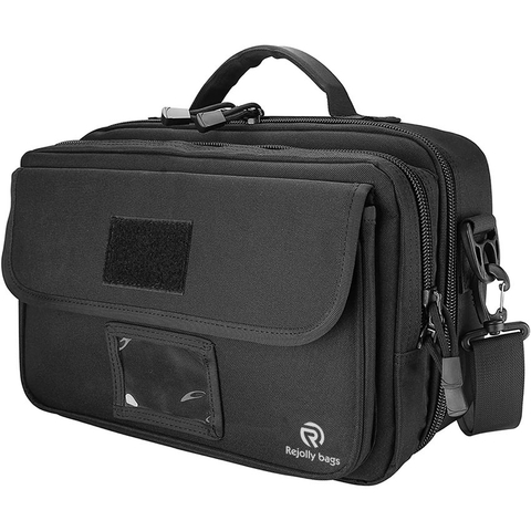 Military Style Tactical Range Bag, Deluxe Padded Case for up to 8 Magazine Cartridge, Eye Glasses, and Other Shooting Accessories Bag