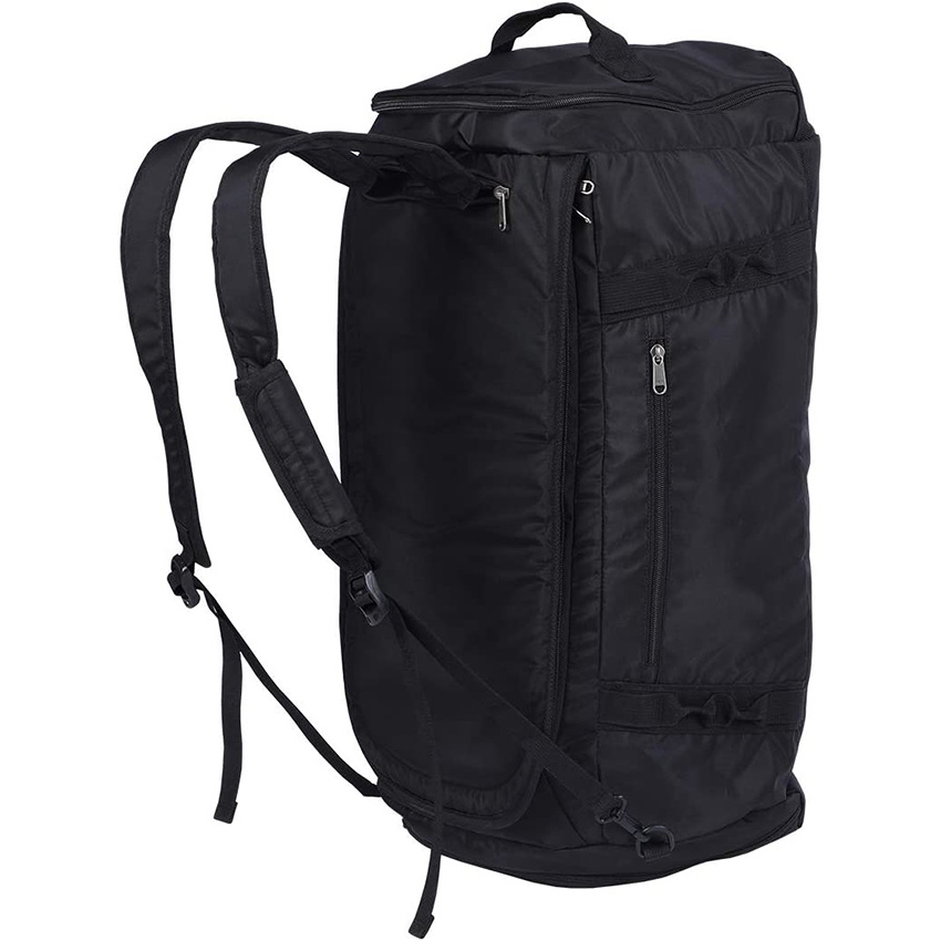 Travel Duffel Bag for Travelling Foldable Carryon with Shoes Compartment for Camping Touring Waterproof & Tear Resistant Weekender Tote Bag