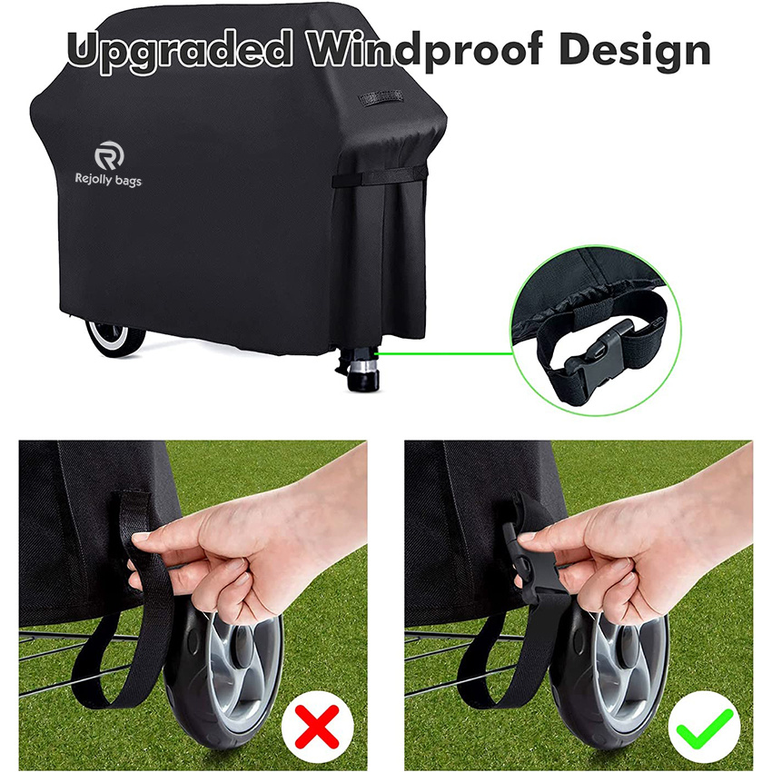 52 Inch BBQ Grill Cover 600d Heavy Duty Waterproof Easy Clean & Foldable Grill Cover