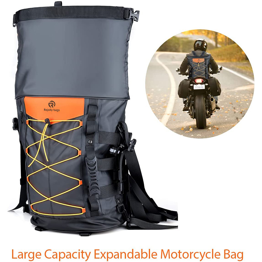 Motorcycle Backpack Expandable Expandable Motorcycle Travel Luggage Bag Motorcycle Bag