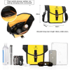 Bike Handlebar Bag Waterproof Bicycle Front Bag E-Scooter Basket Bag for Cycling Commuting with Shoulder Strap Bicycle Bag