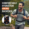 Hiking Backpack Hydration Backpack Water Backpack Hiking Cycling Waterproof Bag with 2L BPA Free Bladder Outdoor Running, Camping, Climbing Hydration Backpack