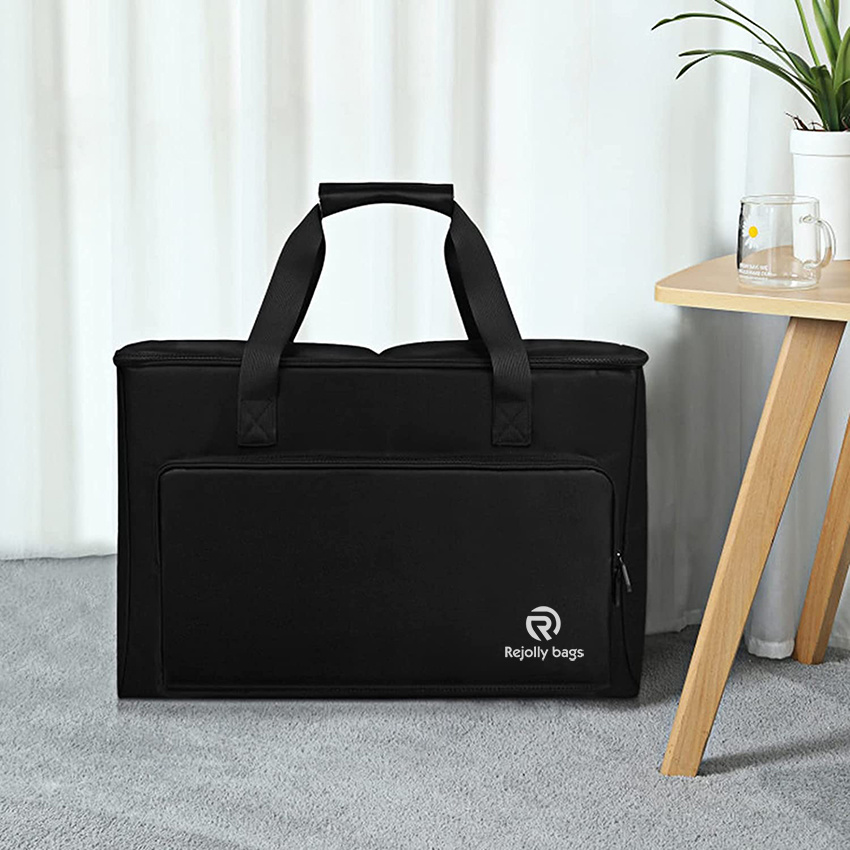 Screen/TV Transport Case for 24" Displays Padded Monitor Carrying Travel Bag with Accessories Tote Bag